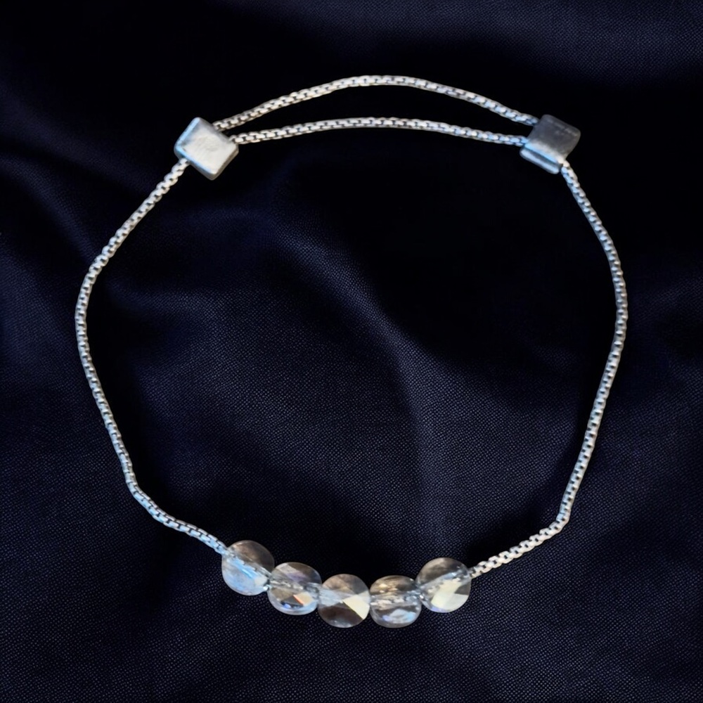 Alex And Ani 925 Crystal Infusion Expandable Bracelet